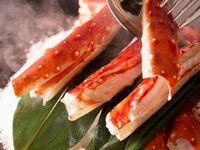 たらば蟹と黒毛和牛サーロインステーキコース