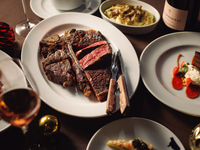 [Lunch] Christmas Lunch 21-day aged Gunma Prefecture Akagi Beef Sirloin Steak Course *Reservations limited to even number of people*