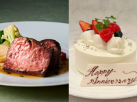 ＜乾杯スパークリングワイン付き2時間飲み放題＆アニバーサリーケーキ付き＞厳選食材を使用した記念日ディナーコース -RIKYU-