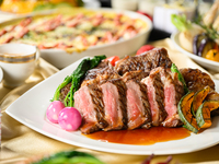 ★Christmas Dinner「Buffet de Noël ～聖夜～」北海道産牛ステーキ＆和牛ローストビーフ！ペストリーシェフ特製ケーキも好きなだけ！！＜12/24・25＞