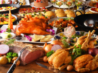 小学生/早割事前決済10%OFF【12/24-25】クリスマス セレブレーション ディナーブッフェ〜トリュフ薫るローストビーフ＆北京ダック〜