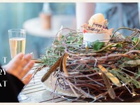 （ランチ）屋根ありテラス：バーズネストケーキ付！Wメインランチコース【犬NG】