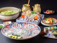 Tiger pufferfish course delivered directly from Shimonoseki