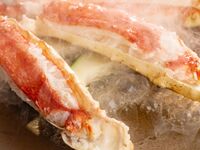 大タラバガニと和牛懐石（ロース100g）