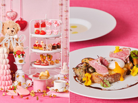 【オープンサンドランチ】いちごとスウィートベアのアフタヌーンティー (平日)