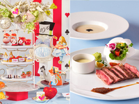 【ステーキランチ】アリスのストロベリーアフタヌーンティー（平日）