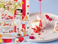 平日 『アリスのストロベリーアフタヌーンティー』 ～不思議の国のアリス”の甘いお茶会へ誘う～  ＋ティーセレクション＋スペシャリテデザート ※マリアージュフレール飲み放題付き