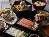 【かにしゃぶ・ステーキ】お祝い・顔合わせ会席C