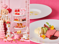 犬同伴【ステーキランチ】いちごとスウィートベアのアフタヌーンティー (土日祝)