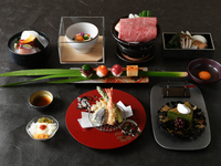 <With Souvenir> SAKURA Course (Sukiyaki/Tempura/Sushi etc)