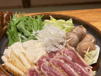 藁焼き鴨の柚子山椒鍋コース