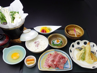 冬季限定・国産牛のすき焼き御膳