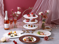 【平日限定】乾杯磨きいちごスパークリングワイン付き 本格フレンチ×ストロベリー&ショコラアフタヌーンティー