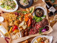 忘年会2025《超超プレミアム飲み放題120分》肉のオールスター！すべてを詰め込むとてつもない爆盛★響・シャンパン付き