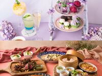 [Dinner & Afternoon] "Falling in Love with the Rain" Hydrangea Afternoon Tea with Sweets! 8 dishes in 5 courses, including Grilled Beef Skirt Steak & Chicken Thigh Churrasco with Cheese Risotto.