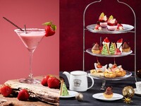 [13:00-17:00] 12/1~12/25 ★ Christmas Afternoon Tea Set with a strawberry cocktail - 10% off (website only) ¥3,600