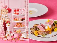 【オープンサンドランチ】いちごとスウィートベアのアフタヌーンティー (平日)