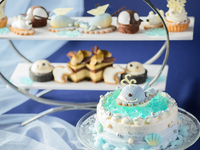 ◆12-2月／土日祝◆【コラボケーキ「Whale Island」付き】冬のアフタヌーンティー「ICE WONDER LAND」with ハーゲンダッツ​　TWG Tea 11種類フリーフロー