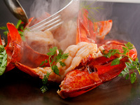 オマール海老うかい厳選牛ランチコース【厳選牛サーロイン】