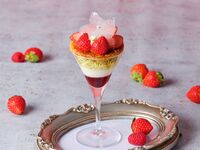 【土日祝・苺カクテル＆苺ミニパフェ付】真っ赤ないちご尽くしのアフタヌーンティー（2時間カフェフリー1/7～）