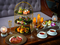 オフィシャルWEB限定【夜の3段スタンドのディナーコース】+乾杯酒+2時間飲み放題＆食後のカフェ(12/29専用)