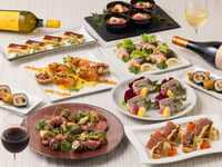 A perfect banquet course using carefully selected seasonal ingredients