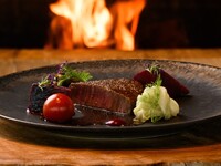 Lunch Course — “Firestorm”:  6-course menu showcasing a Kagoshima Kuroge Wagyu tenderloin finished over a wood fire