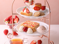 【1/15～5/11】平日14：00予約・数量限定！　季節のAfternoon Tea Set〜 苺〜　※要予約　【画像はイメージです】  