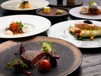ディナーコース【フレア】薪火で仕上げた鹿児島県産 黒毛和牛フィレや鹿児島県産イセエビ、世界三大珍味を堪能するコース 全8品