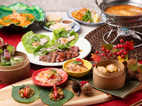 [Enjoy ethnic cuisine + all-you-can-drink] 9 dishes and 6 plates including "Shrimp spring rolls x Tom Yum Kung x double main grill, and the final meal is our specialty! Chewy fresh noodles Pad Thai" (for 3 people or more)