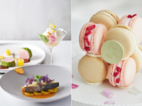 【ディナーコースA】マカロンケーキ（平日限定）