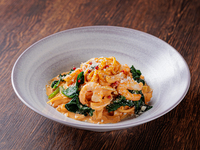 【1/20～2/2】エビとほうれん草のトマトクリームスパゲティ