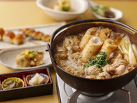 【秋田郷土鍋×選べる日本酒・焼酎含む豪華2時間飲み放題付き】今井屋究極のきりたんぽ鍋や比内地鶏串などを嗜む会席全7品