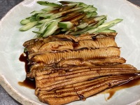 Conger eel platter