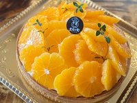 Mori Farm's Unshu Mandarin Tart, 18cm