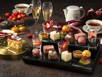 [All-you-can-eat strawberries plan] Strawberry and chocolate afternoon tea with sparkling wine ★ Saturdays, Sundays, and holidays (reservations required at 12:00)