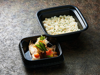 【夜】鯛煮つけと鯛御飯弁当