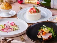 〈直前割10％OFF・2025 Xmasランチ〉乾杯スパークリングワイン＆クリスマスケーキ付き　パイ包みスープや国産牛を堪能できる全4品-SEASON-