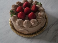 【チョコクリーム】苺のデコレーション４号