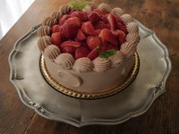 【チョコクリーム】苺のデコレーション６号