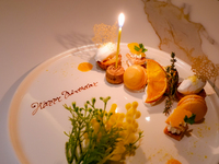 1/2〜祝成人！『成人の方へ向けたお祝い専用』豪華Ver【ミモザ】フラワー記念日プレート（Anniversary plate）