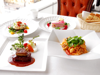 ランチコースA　全4品￥6,600【ランチコースA】前菜、パスタ、メインなど 全4品 ＋12月4日＆19日限定（ソフトドリンク1杯付）￥6,600