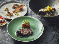 【Signature Course】Appetizer, Fish, Meat, Dessert
