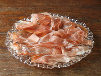 Aged raw ham