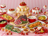 【早割！土日祝ヒルトンブランチ】1部：11:30～13:00までの90分制★大人10％割引★＜2026年1月5日-2月28日＞ いちごとミルクのプレシャス・マリアージュ