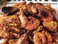 ランチ限定！エビの手づかみランチセット