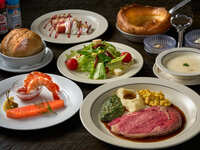 【17時・17時30分予約限定！】～人気NO.1コース+乾杯付きメインにプライムリブ含む全５品～