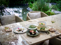 [Weekend & Public Holiday Lunch] PATH - A 4-course meal including a terrine of summer vegetables and mushrooms from Okayama.