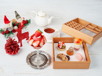 クリスマス限定組子箱といちごのミニパフェ