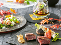 ＜TV放映記念＞【2025Xmas】Excellent Lunch＜光輝＞グラススパークリングワイン付きキャビアと寒ブリと蝦夷鮑の前菜＋トリュフ香る天使の海老と寒平目のグリル＋精選国産牛フィレとロースの食べ比べ